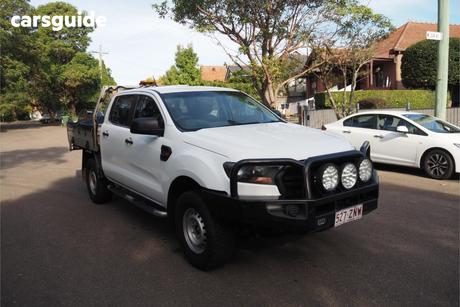 White 2019 Ford Ranger Double Cab Chassis Xl 2.2 (4X4)