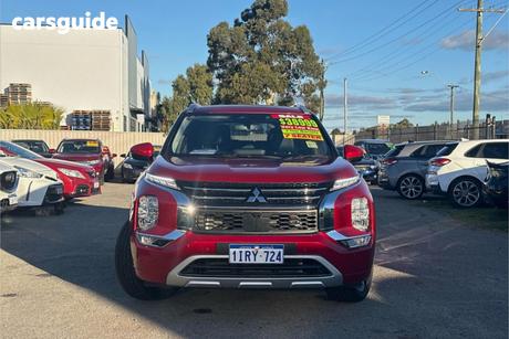 Red 2024 Mitsubishi Outlander Wagon Exceed 7 Seat (Awd)
