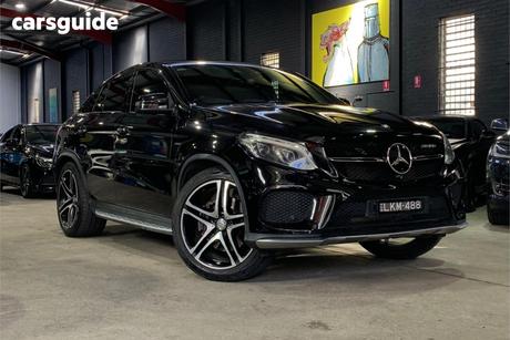 Black 2015 Mercedes-Benz GLE450 Coupe Amg 4Matic