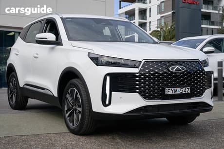 White 2026 Chery Tiggo 4 Wagon Ultimate Hev