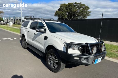 White 2021 Ford Ranger Double Cab Pick Up Wildtrak 2.0 (4X4)