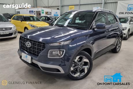 Blue 2022 Hyundai Venue Wagon Active