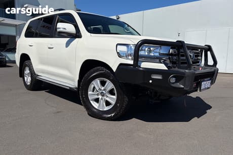 White 2018 Toyota Landcruiser Wagon Lc200 Gxl (4X4)