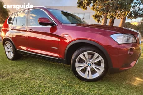 Orange 2013 BMW X3 Wagon Xdrive 28I