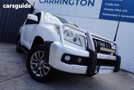 White 2010 Toyota Landcruiser Prado Wagon Gxl (4X4)