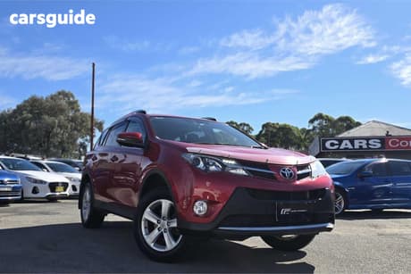 Red 2013 Toyota RAV4 Wagon Gxl (4X4)