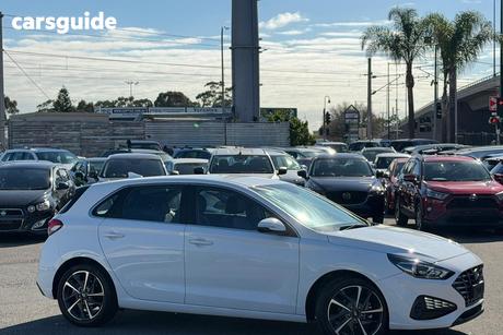 White 2022 Hyundai I30 Hatchback Active
