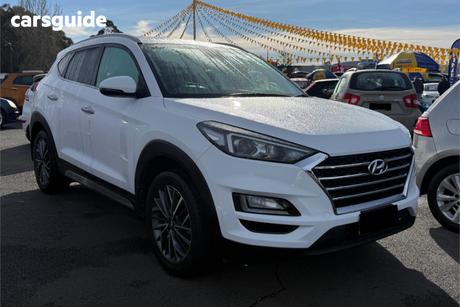 White 2018 Hyundai Tucson Wagon Elite (Fwd)