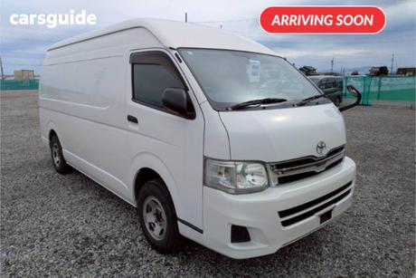 White 2012 Toyota HiAce Commercial SLWB DX