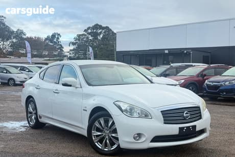White 2011 Nissan Fuga Sedan HYBRID BASE GRADE