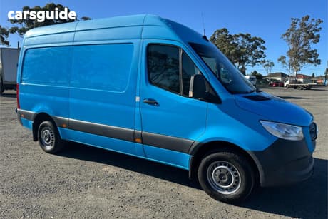 Blue 2019 Mercedes-Benz Sprinter Van 316Cdi Vs30 Mwb Rwd High Roof