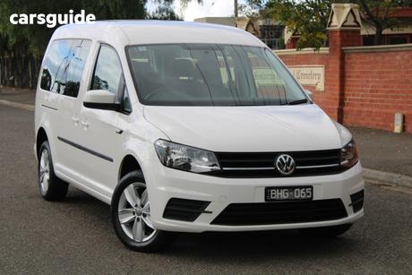 White 2020 Volkswagen Caddy Wagon Maxi Trendline Tsi220