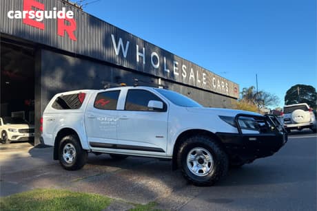 White 2017 Holden Colorado Crew Cab Chassis Ls (4X4)