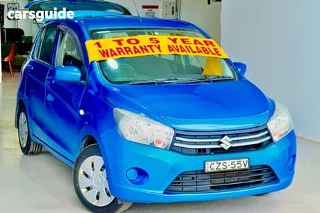 Blue 2015 Suzuki Celerio Hatchback
