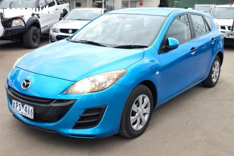 Blue 2010 Mazda 3 Hatchback Neo