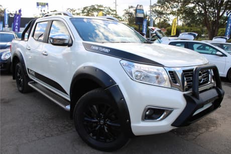 White 2017 Nissan Navara Dual Cab Utility N-Sport Black Edition