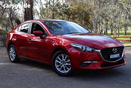 Red 2018 Mazda 3 Sedan Touring (5Yr)