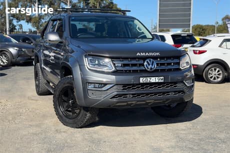 Grey 2022 Volkswagen Amarok Dual Cab Utility Tdi580 Highline 4Motion