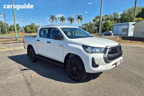 White 2021 Toyota Hilux Double Cab Pick Up Sr Hi-Rider