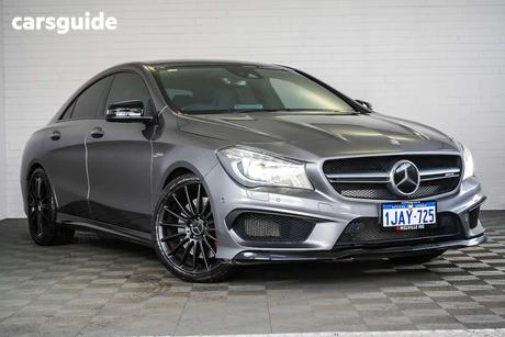 Grey 2015 Mercedes-Benz CLA45 Coupe Amg