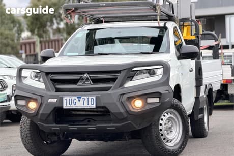 White 2021 Mitsubishi Triton Cab Chassis Glx (4X2)