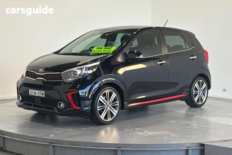Black 2019 Kia Picanto Hatchback Gt-Line