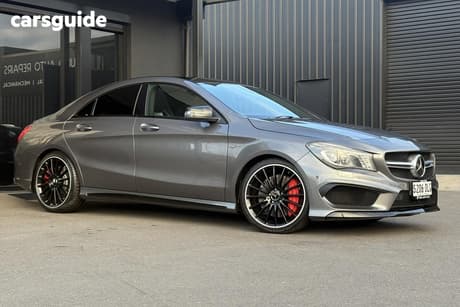 Grey 2015 Mercedes-Benz CLA45 Coupe Amg