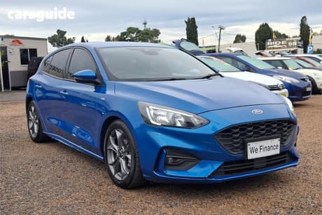 Blue 2019 Ford Focus Hatchback St-Line