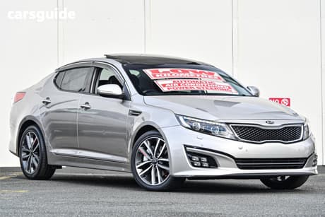 Grey 2014 Kia Optima Sedan Platinum