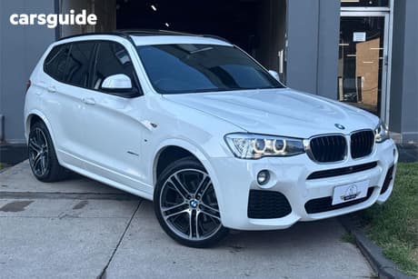White 2016 BMW X3 Wagon Xdrive 20D