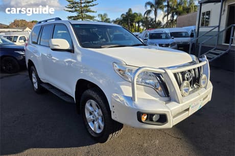 White 2015 Toyota Landcruiser Prado Wagon Gxl (4X4)