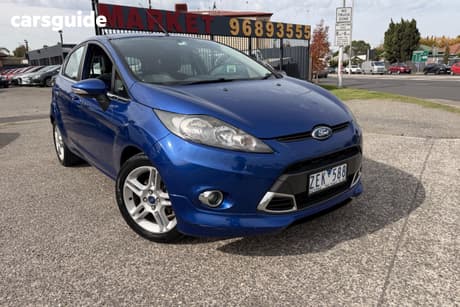 Blue 2012 Ford Fiesta Hatchback Zetec