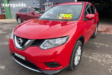 Red 2014 Nissan X-Trail Wagon St 7 Seat (Fwd)