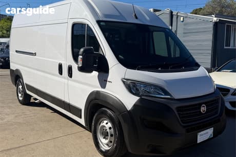 White 2021 Fiat Ducato Van Lwb/Mid