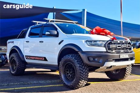 White 2019 Ford Ranger Double Cab Pick Up Raptor 2.0 (4X4)
