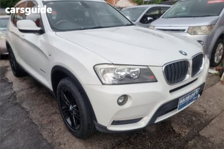White 2011 BMW X3 Wagon Xdrive 20D
