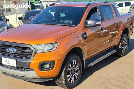 Orange 2019 Ford Ranger Double Cab Pick Up Wildtrak 3.2 (4X4)