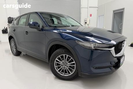Blue 2017 Mazda CX-5 Wagon Maxx Sport (4X4)