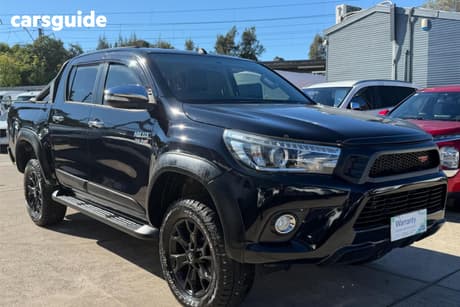 Black 2017 Toyota Hilux Dual Cab Utility Sr5 (4X4)