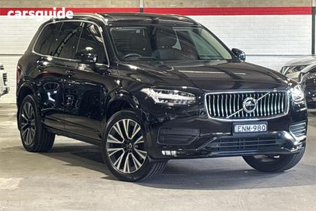 Black 2021 Volvo XC90 Wagon T6 Momentum (Awd)