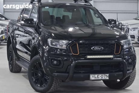 Black 2021 Ford Ranger Double Cab Pick Up Wildtrak 3.2 (4X4)