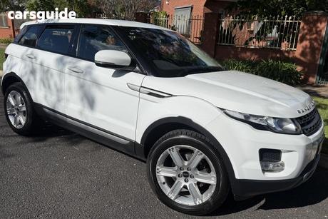 White 2013 Land Rover Range Rover Evoque Wagon Si4 Pure