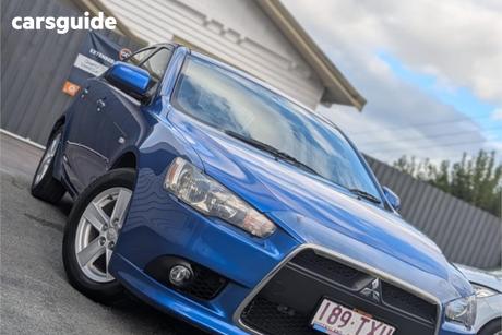 Blue 2014 Mitsubishi Lancer Sedan Lx