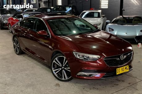 Red 2018 Holden Calais Liftback V