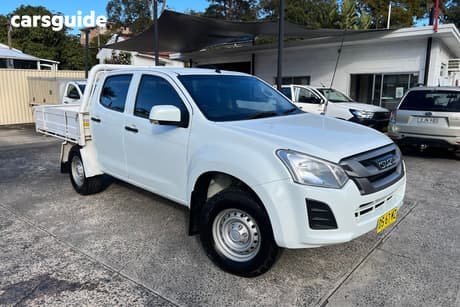 White 2020 Isuzu D-MAX Crew Cab Utility Sx Hi-Ride (4X2)