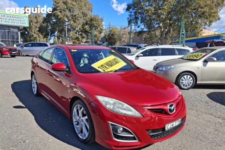 Red 2010 Mazda 6 Hatchback Luxury Sports