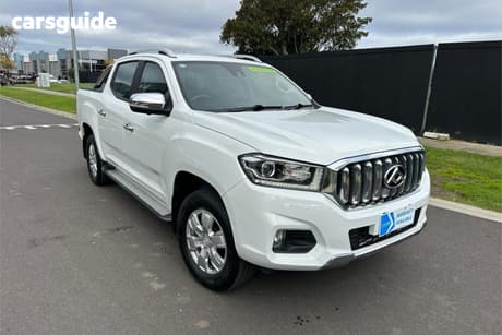 White 2021 LDV T60 Double Cab Utility Mega Tub (4X4)