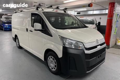 White 2019 Toyota HiAce Van Lwb