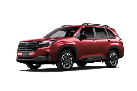 Red 2025 Subaru Forester Wagon Hybrid (Awd)