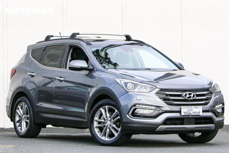 Grey 2015 Hyundai Santa FE Wagon Highlander Crdi (4X4)